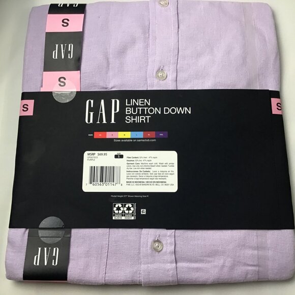 Gap Women's Linen Button Down Top MSRP $69.95 - Picture 5 of 6